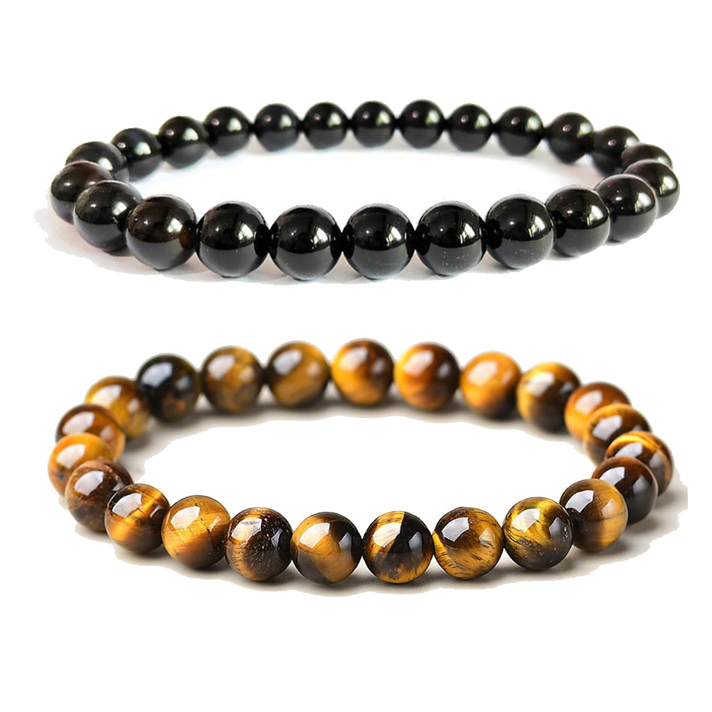 Lava Rock Protection Handmade Bracelets For Men Women Attract Wealth Chakra Feng Shui Stretchy Beaded Bracelets Lucky Anxiety Bracelets For Women (lava)