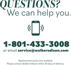 Walker Edison Sedalia Modern Farmhouse Metal X Side Table, 18 Inch, Grey Wash