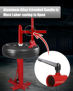 Upgrade Manual Tire Changer Duck Head Kit with Silver Cone, with Tire Changer Duck Head Fit for Most Car Tires (with Silver Cone)