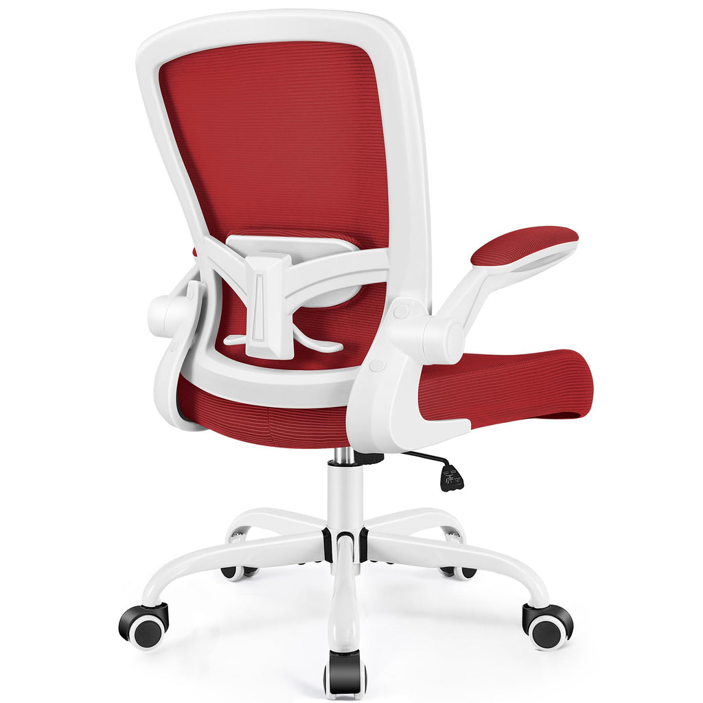 FelixKing Office Chair, Ergonomic Desk Chair Breathable Mesh Chairs Adjustable High Back Lumbar Support Flip-up Armrests, Executive Rolling Swivel Comfy Computer Chairs Home Office Black