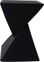 Christopher Knight Home Kajsa Outdoor Lightweight Concrete Accent Table, Black