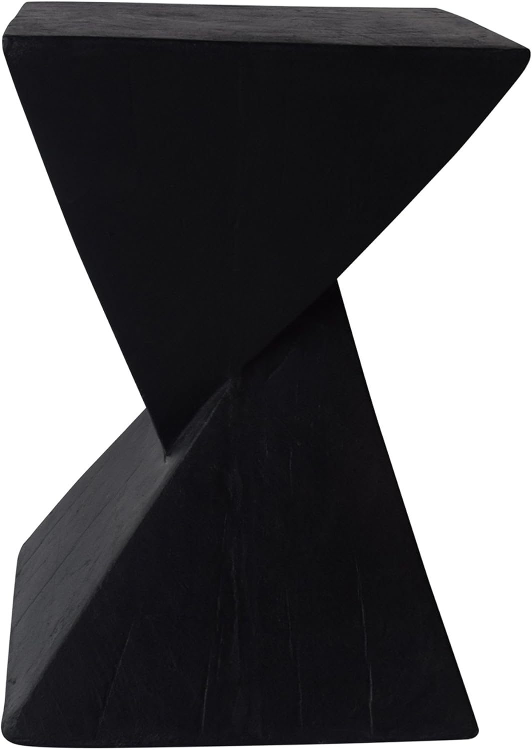 Christopher Knight Home Kajsa Outdoor Lightweight Concrete Accent Table, Black