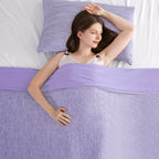 Elegear Revolutionary Cooling Blanket Queen Absorbs Heat to Keep Body Cool for Night Sweats, Arc-Chill3.0 Cool Fiber Q-Max>0.5 for Hot Sleepers, Lightweight Summer Cold Blankets for Sleeping 79“ x 86”