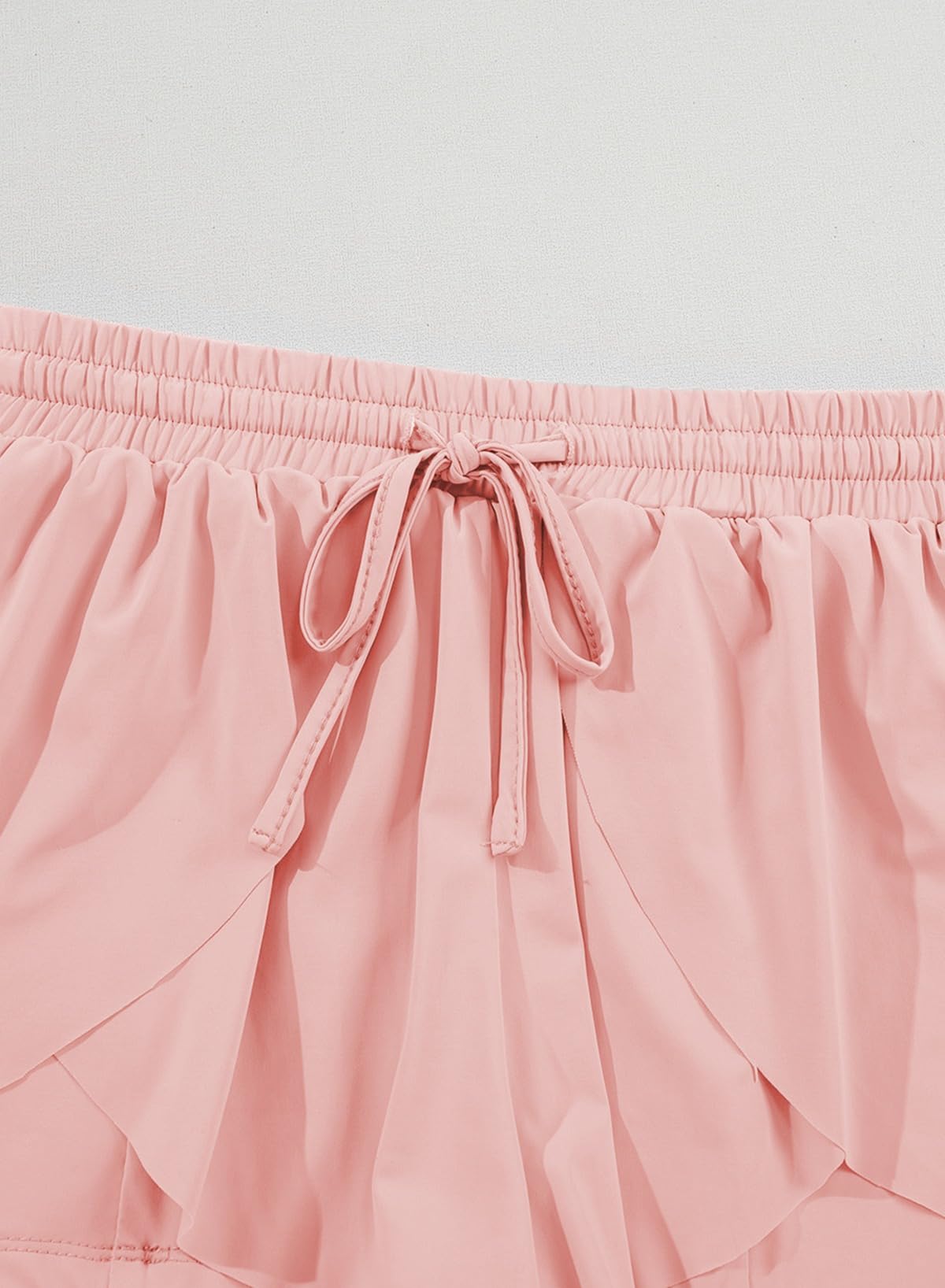 blibean Tween Pige Sommerfugl Shorts Børn Flydende Atletisk Nederdel Cheer Dance Flutter Skort Løb Gym Preppy Activewear 2025 Tøj Størrelse 14-15 År Gamle Lyserød