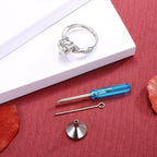 Heart Cremation Ring for Ashes - 925 Sterling Silver Opal Urn Keepake Rings Memorial Jewelry for Women