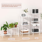 End Table,Small Side Table,2-Tier Nightstand with Storage Shelf,Sofa Bedside Table for Small Spaces in Living Room,Bedroom, Office,Stable Frame,Easy Assembly,White