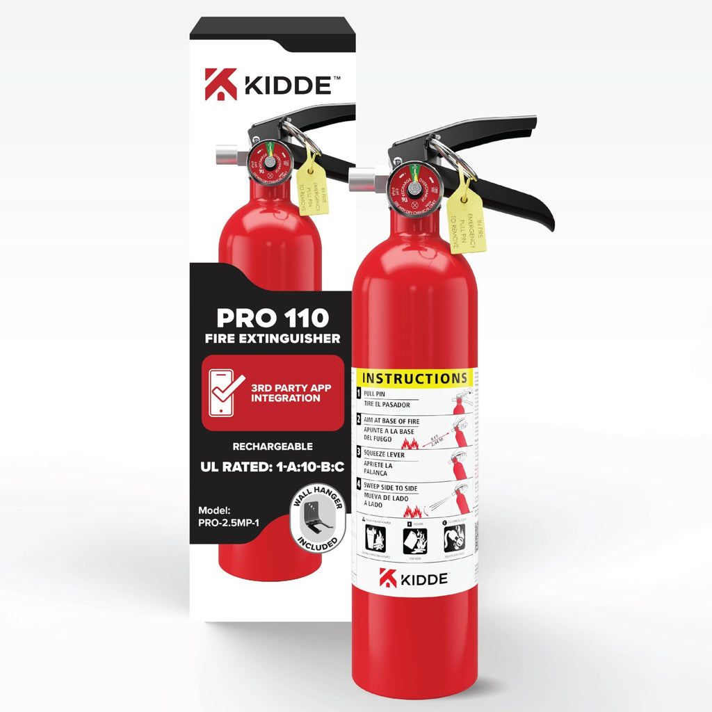 Kidde Commercial-Grade Fire Extinguisher for Office, Schools, Rechargeable, 2A10BC, 2 Pack