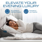 Kölbs Seng Kile Hovedgærde Pude, Vendbar 2-sidet, Skift Øjeblikkeligt Dit Dekor, Madras Mellemrums Fyld Queen