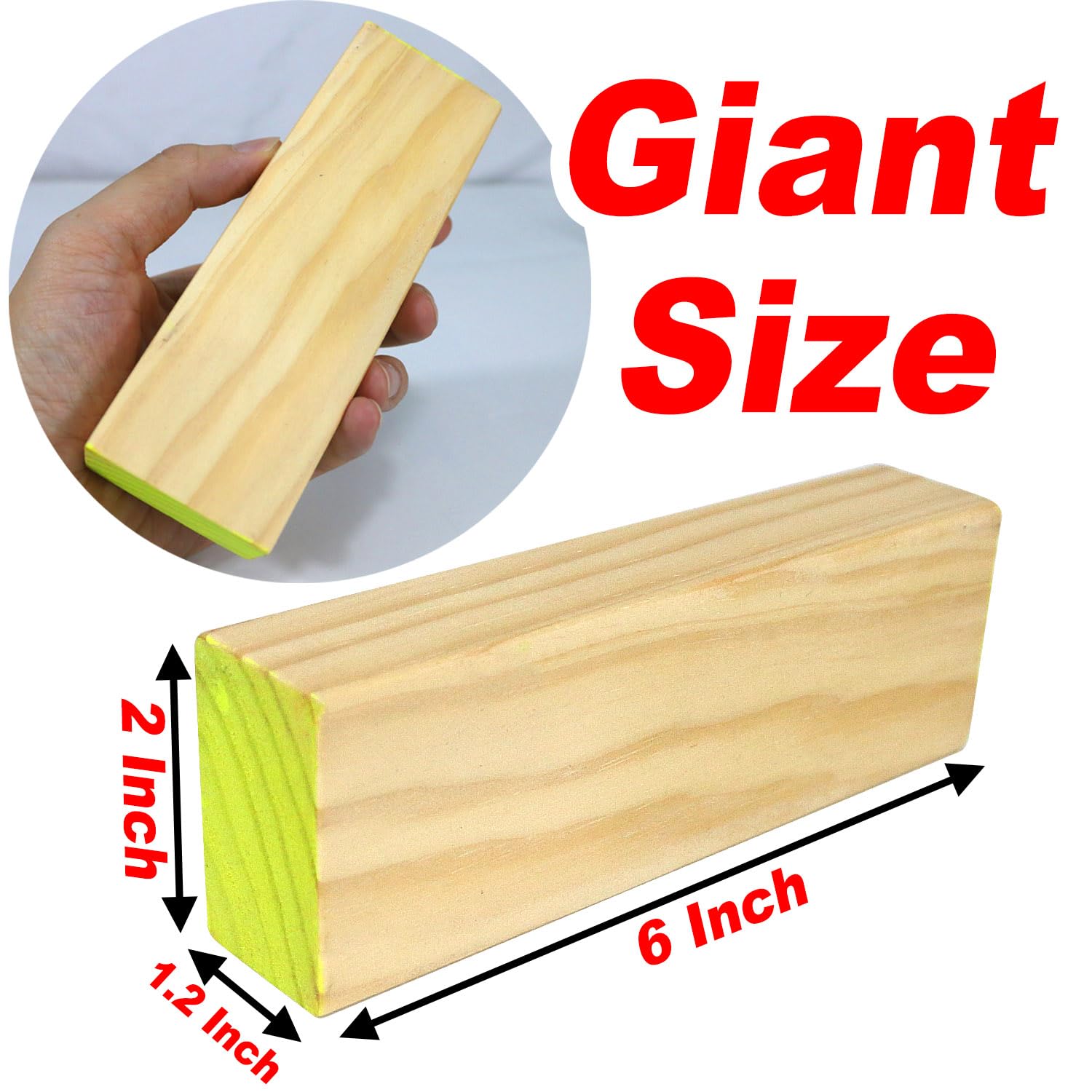 54 Piece Giant Tumble Tower Outdoor Games, Glow in The Blacklight Tumble Tower Yard Games,Outdoor Board Game for Kids and Adults for Family Game Night (Giant)