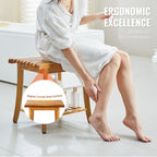 VEVOR Teak Shower Bench, 20in Waterproof Wood Shower Stool with Storage Shelf Non-Slip Foot Pads, 400 lbs Load Capacity Shower Chair Seat, for Bathroom Indoor and Outdoor Use