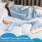 SUPA MODERN охлаждающие подушки для сна 2 шт. подушки из измельчённой пены с эффектом памяти регулируемые прохладные подушки для сна на боку, спине и животе роскошные гелевые подушки размера Queen комплект из 2 шт. съемные моющиеся чехлы