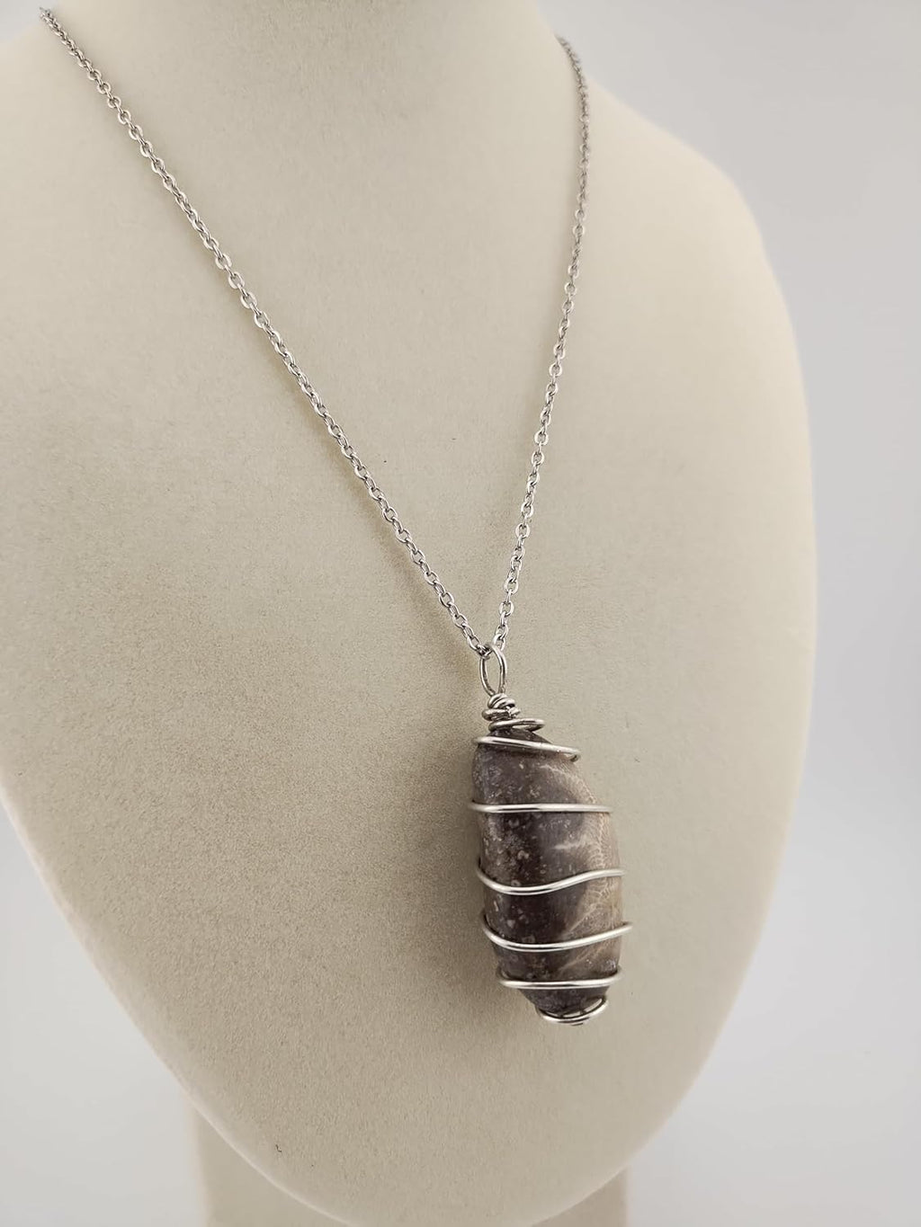 Petoskey Handcrafted Michigan Stone Pendant Necklace