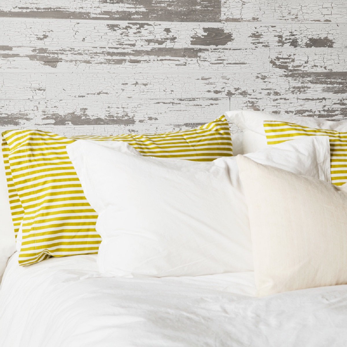 Timeline Skinnies Real Wood Wall Panels (Distressed White)