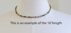Handmade 4mm Petoskey Coral Bead Necklace Strand, Small Brown Stone Beaded Necklace