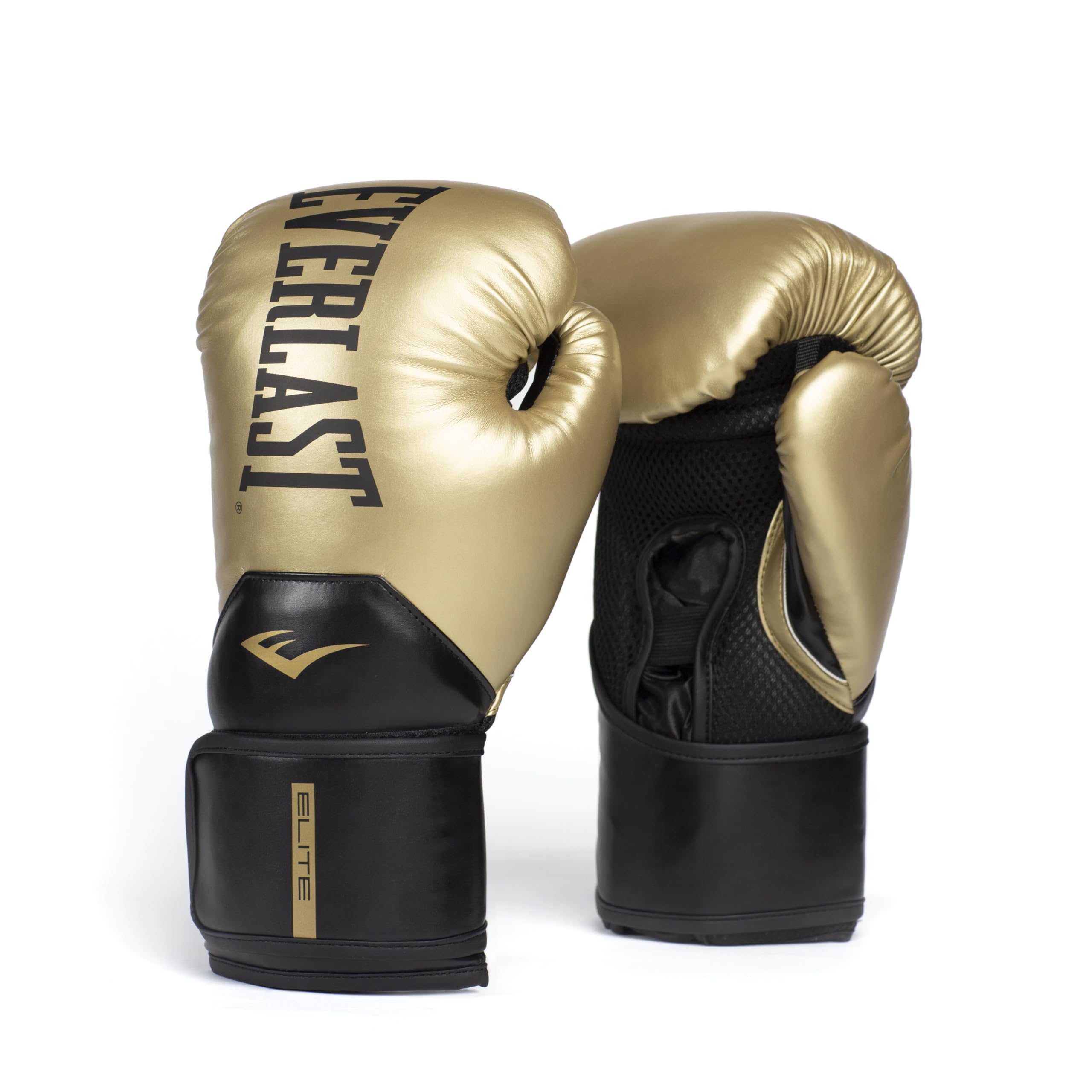 Everlast Elite 2 Boxing Gloves, Pro Training Gloves for Men and Women, Secure Fit Hook and Loop Closure & Ventilation, Heavy Bag & Speedbag Training.