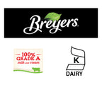 Breyers Ice Cream For a Frozen Dessert On-The-Go Natural Vanilla Snack Cups Made with 100% Grade A Milk & Cream, Sustainably-Farmed Vanilla 3 oz 10 ct