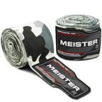 Meister Adult 180" Semi-Elastic Hand Wraps for MMA & Boxing (Pair)