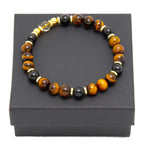 Lava Rock Protection Handmade Bracelets For Men Women Attract Wealth Chakra Feng Shui Stretchy Beaded Bracelets Lucky Anxiety Bracelets For Women (lava)