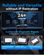 XTOOL D7 Bidirectional OBD2 Scanner: 2025 Scan Tool with ECU Coding, Full System Car Scanner Diagnostic Tool, 36+ Resets, Injector Coding, Throttle Relearn, Crank Sensor Relearn, FCA, CANFD & DoIP