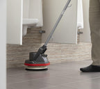 Oreck Commercial Orbiter Hard Floor Cleaner Machine, Multi-Purpose Floor Cleaning, Random Orbital Drive, Wide Cleaning Path, 50-Foot Long Cord, ORB550MC, Gray/Red