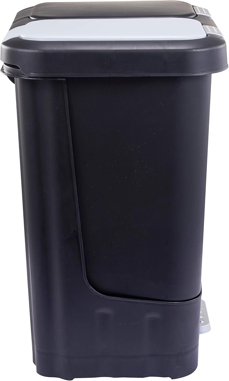Step N' Sort 11 Gallon, Dual Trash and Recycling Bin with Slow Close Lid,Black,40 Liter,SNS402-B