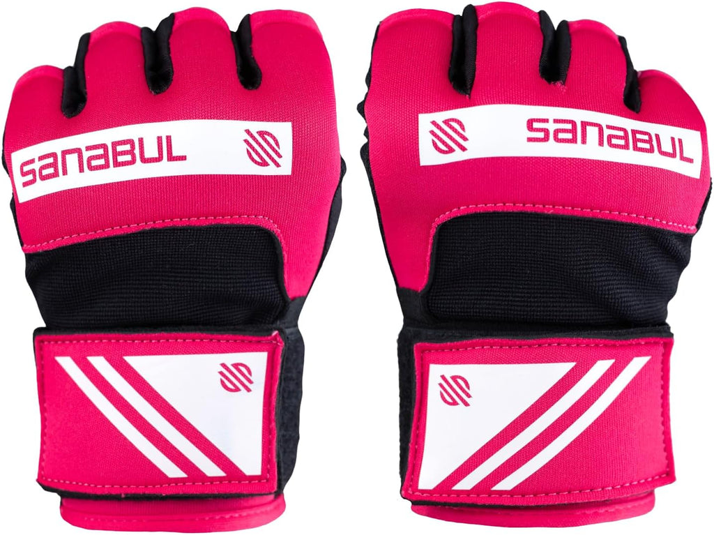 Sanabul Gel Boxing Hand Wraps for Men & Women Muay Thai MMA Kickboxing Quick Wraps Boxing Inner Gloves Wrist Knuckle Protection