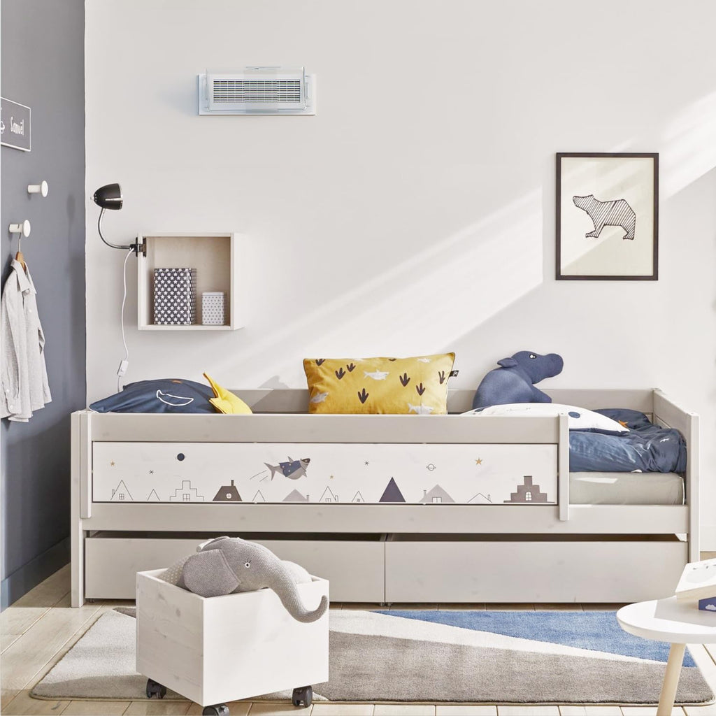 Home Intuition Heat and Air Vent Deflector 8.5" to 15" Magnetic Non Melting Adjustable for Vents, Sidewall, and Ceiling Registers, 2 Pack