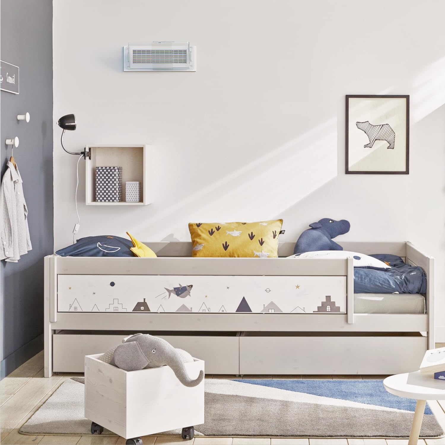 Home Intuition Heat and Air Vent Deflector 8.5" to 15" Magnetic Non Melting Adjustable for Vents, Sidewall, and Ceiling Registers, 2 Pack