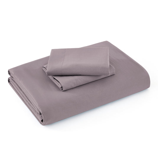 Bedsure Grey Duvet Cover Queen Size - Polyester & Rayon Derived from Bamboo Cooling Queen Duvet Cover Set, 3 Pieces, 1 Zipper Closure Duvet Cover (90"x90") & 2 Pillow Shams, Comforter Sold Separately