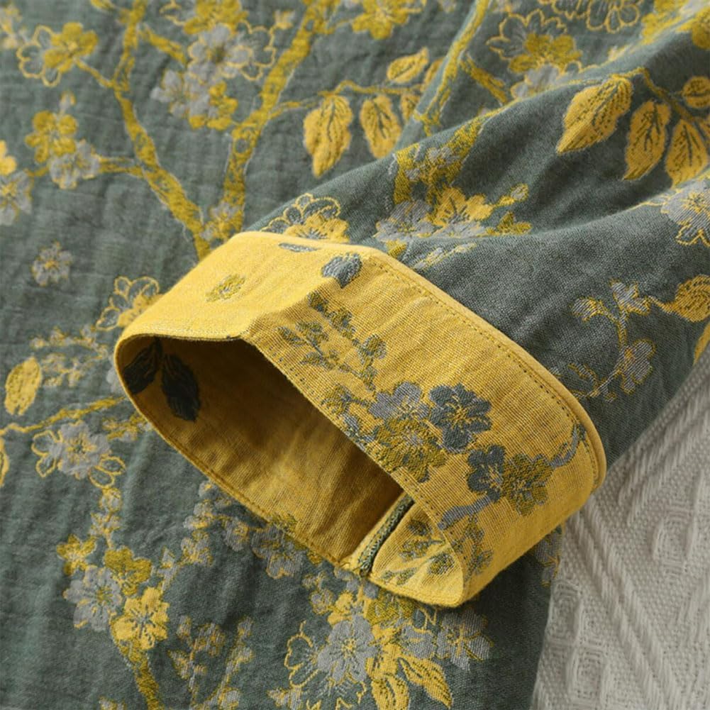 Jacquard Weave Pajama Set Women's Hanfu Japanese Kimono Pajamas Suit