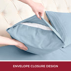 Mellanni Queen Sheets Set - 4 PC Iconic Collection Bedding Sheets & Pillowcases - Hotel Luxury, Extra Soft, Cooling Bed Sheets - for Women, Men, Kids & Teens (Queen, White)