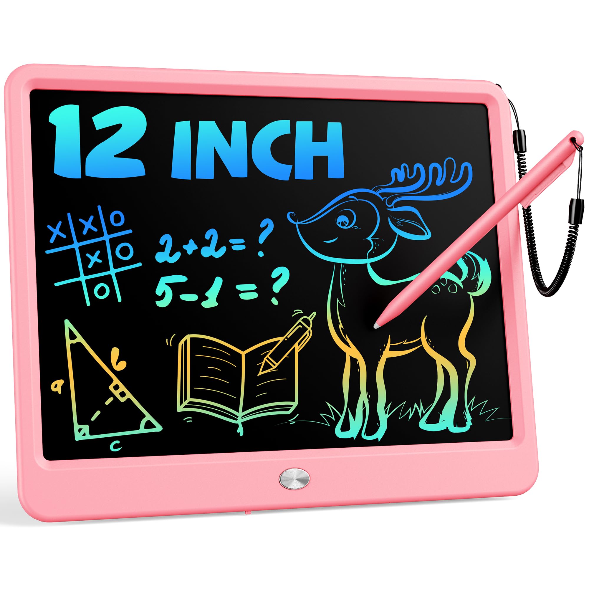 Bravokids Toys for 3-6 Years Old Girls Boys, LCD Writing Tablet 10 Inch Doodle Board, Electronic Drawing Pads, Educational Birthday Gift for 3 4 5 6 7 8 Years Old Kids Toddler (Blue)