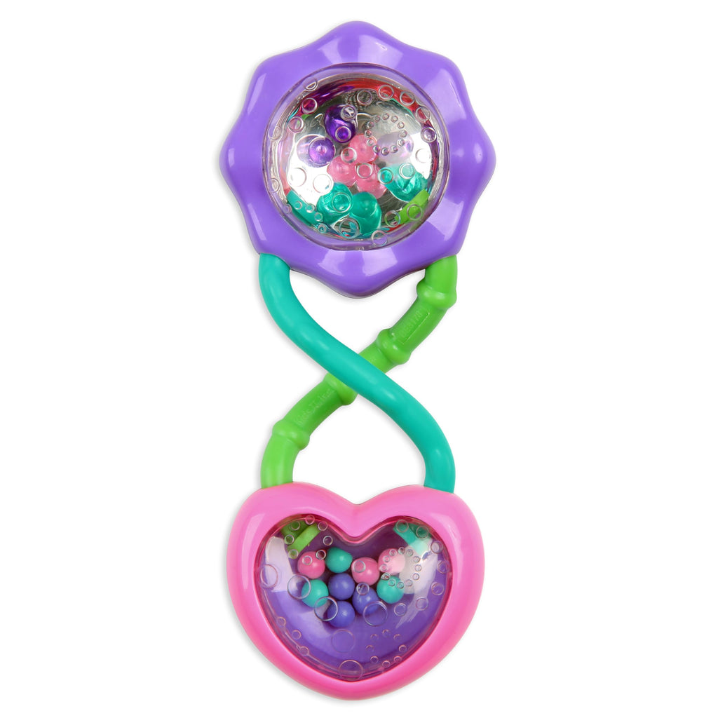 Bright Starts Little Shakers 6pc Gift Set, Easy-Grasp Oball Technology, Baby Rattles, Balls and Teethers, On-The-Go Toys, Lightweight, Unisex, Newborn+