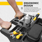 MaxWorks 80855 500-lb Utility Service PP Cart With Two Trays and Wheels 30 Inch X 16 Inch Overall Dimensions