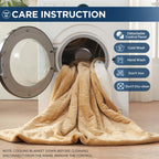 Westinghouse Heated Throw Blanket, Electric Blanket Throw with 6 Heating Levels and 2-10 Hours Time Settings, Flannel to Sherpa Super Cozy Heated Blanket Machine Washable, 50x60 inch, Charcoal