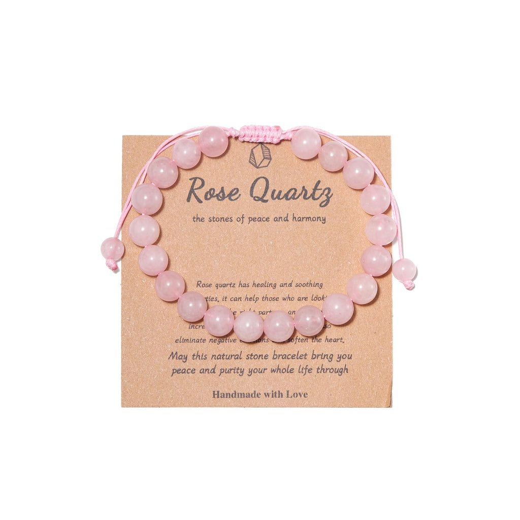 Pingyongchang Stress Relief Anxiety Yoga Bracelet,Mantra Bracelets for Women Natural Crystal Stone Healing Gifts Birthday Gifts for Jade Bracelet for Men