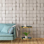 Round Side Table,Gold Metal 2 Tier Tray Metal End Table for Sofa Living Room Tea Table Small Spaces …