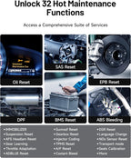 TOPDON Phoenix Nano, 2025 New Bidirectional Scan Tool, ECU Coding Tool, FCA AutoAuth, CAN FD/DoIP Protocols, 32+ Special Functions, Full System Diagnostic, Free Updates for 2 Years