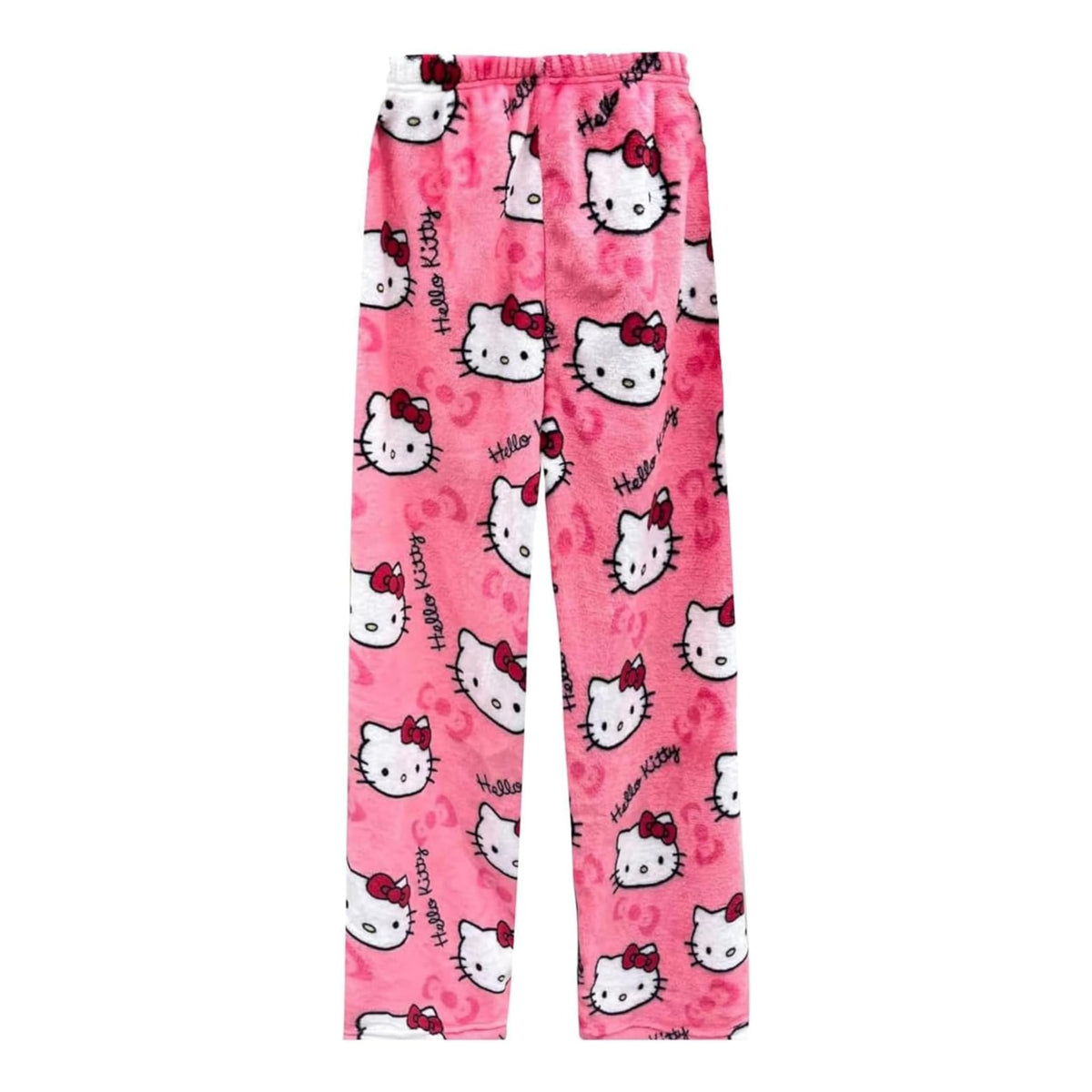 fmjgtt Women's Anime Cartoon Halloween Pajamas Flannel Comfortable Sleep Pajamas Kawaii Casual - Rose, Medium