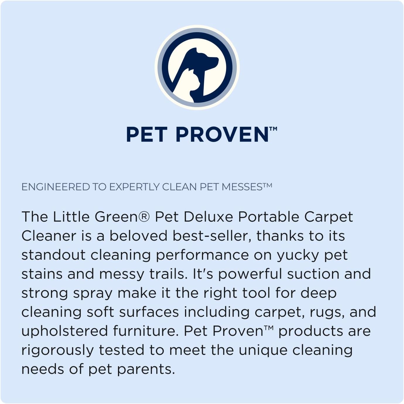 BISSELL Little Green Pet Deluxe Portable Carpet Cleaner and Car/Auto Detailer, 3353, Gray/Blue