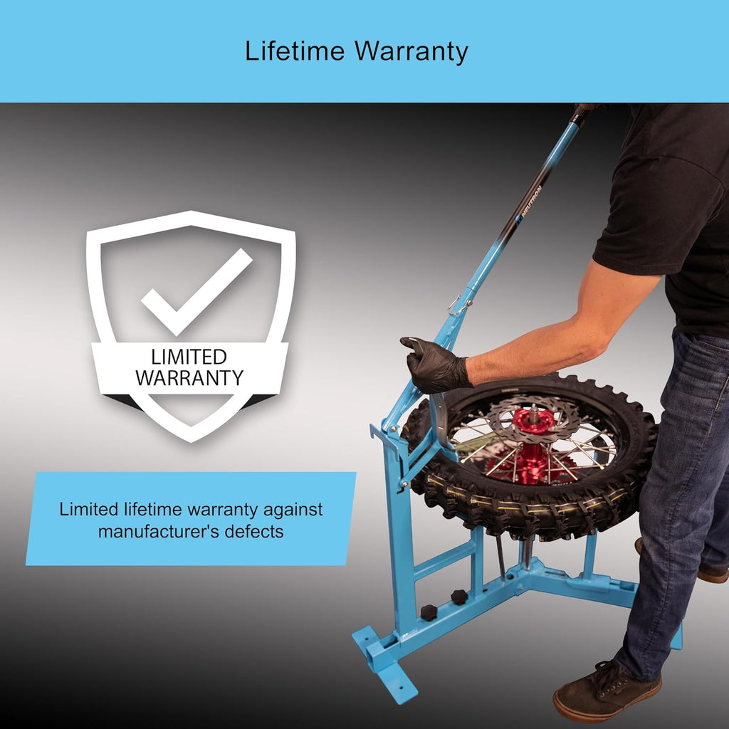 Neutron Speed Pro Dirt Bike and Dual Sport Tire Changer/Bead Breaker/Mousse Changer/Suitable for Tubes