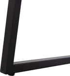 SAFAVIEH Home Collection Tristan Modern Rectangular Coffee Table COF7000B, 43.3" W x 23.6" L x 15.7" H, Natural/Black Metal Legs