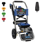 Westinghouse WPX3000e Electric Pressure Washer, 3000 Max PSI and 1.76 Max GPM, Induction Motor, Onboard Soap Tank, Spray Gun and Wand, 5 Nozzle Set, for Cars/Fences/Driveways/Homes/Patios/Furniture