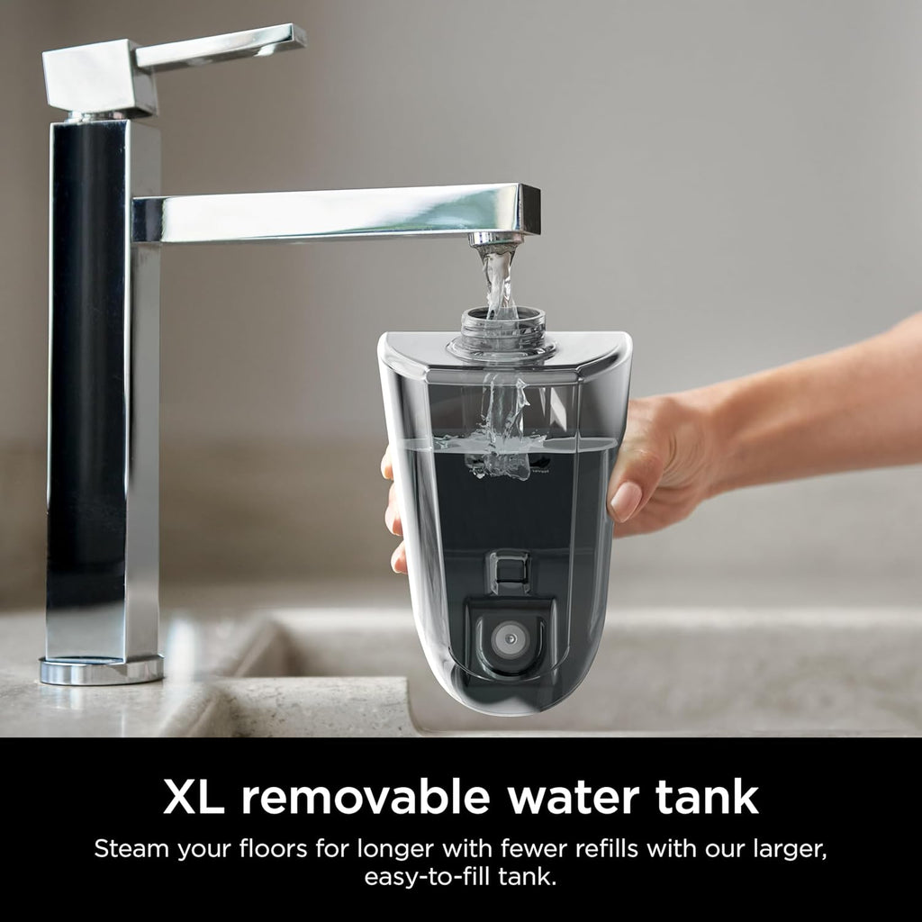 Shark SteamSpot Steam Mop with Steam Blaster Technology, 3 Steam Modes, 2 Washable Pads, XL Removable Water Tank, Lightweight, Steam Cleaner for sealed Hard Floors, Hardwood, Tile, Laminate, S2001