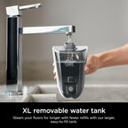 Shark SteamSpot Steam Mop with Steam Blaster Technology, 3 Steam Modes, 2 Washable Pads, XL Removable Water Tank, Lightweight, Steam Cleaner for sealed Hard Floors, Hardwood, Tile, Laminate, S2001