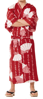 Dita Tokyoin Traditional Made In Japan Cotton Yukata Robe (Japanese Pajama Kimono) Easy Wearing set2