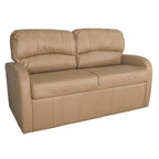 RecPro Charles Collection | 70" RV Jack Knife Sofa w/Arms | RV Sleeper Sofa | RV Couch | RV Living Room (Slideout) Furniture | RV Furniture | Camper Furniture | Chestnut