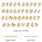Personalisierte 3D-Buchstaben-Halskette mit individuellem Namen, 14K Gold, Weihnachtsgeschenke, personalisierte Anfangsbuchstaben-Halskette, zarter Charme-Ballon, handgefertigter Schmuck für Frauen, maßgeschneiderter Alphabet-Anhänger A-Z