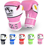 CKE Kids Boxing Gloves for Kids Boys Girls Junior Youth Toddlers Age 5-12 Years Training Boxing Gloves for Punching Bag Kickboxing Muay Thai