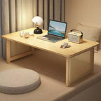 Japanese Floor Table Bamboo Folding Coffee Table Portable Solid Wood Japanese Coffee Table, No Assembly Japanese Dining Table for Sitting on The Floor, Easy Storage(31.5 * 18.9 * 13.8in.)